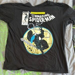 Marvel The Amazing Spider-Man Black and Yellow Tee